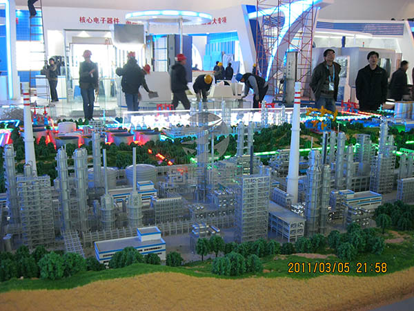 利津县工业模型